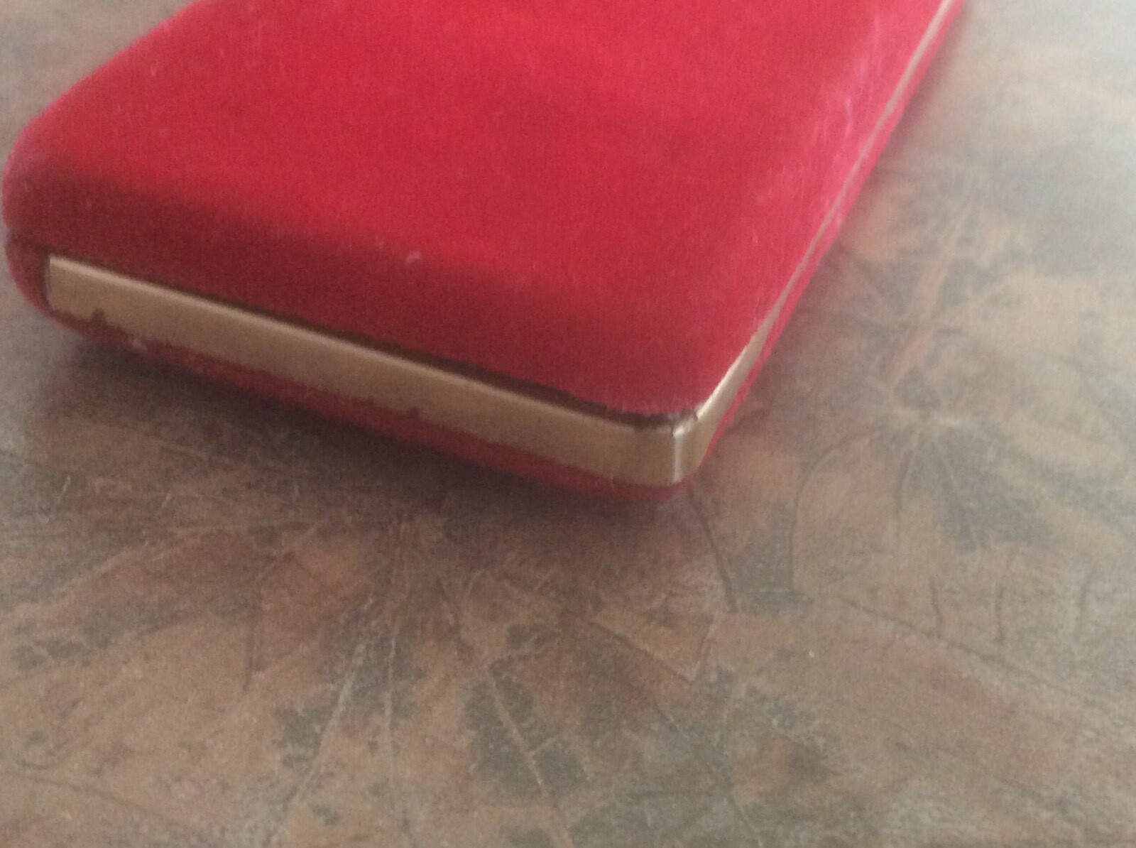 Vintage Centennial USA Mechanical Silver Tone With Lead Pencil Red Velvet Box