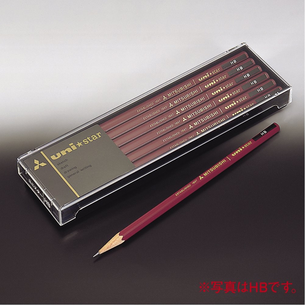 Mitsubishi Unistar Hexagonal Pencil 4B US4B