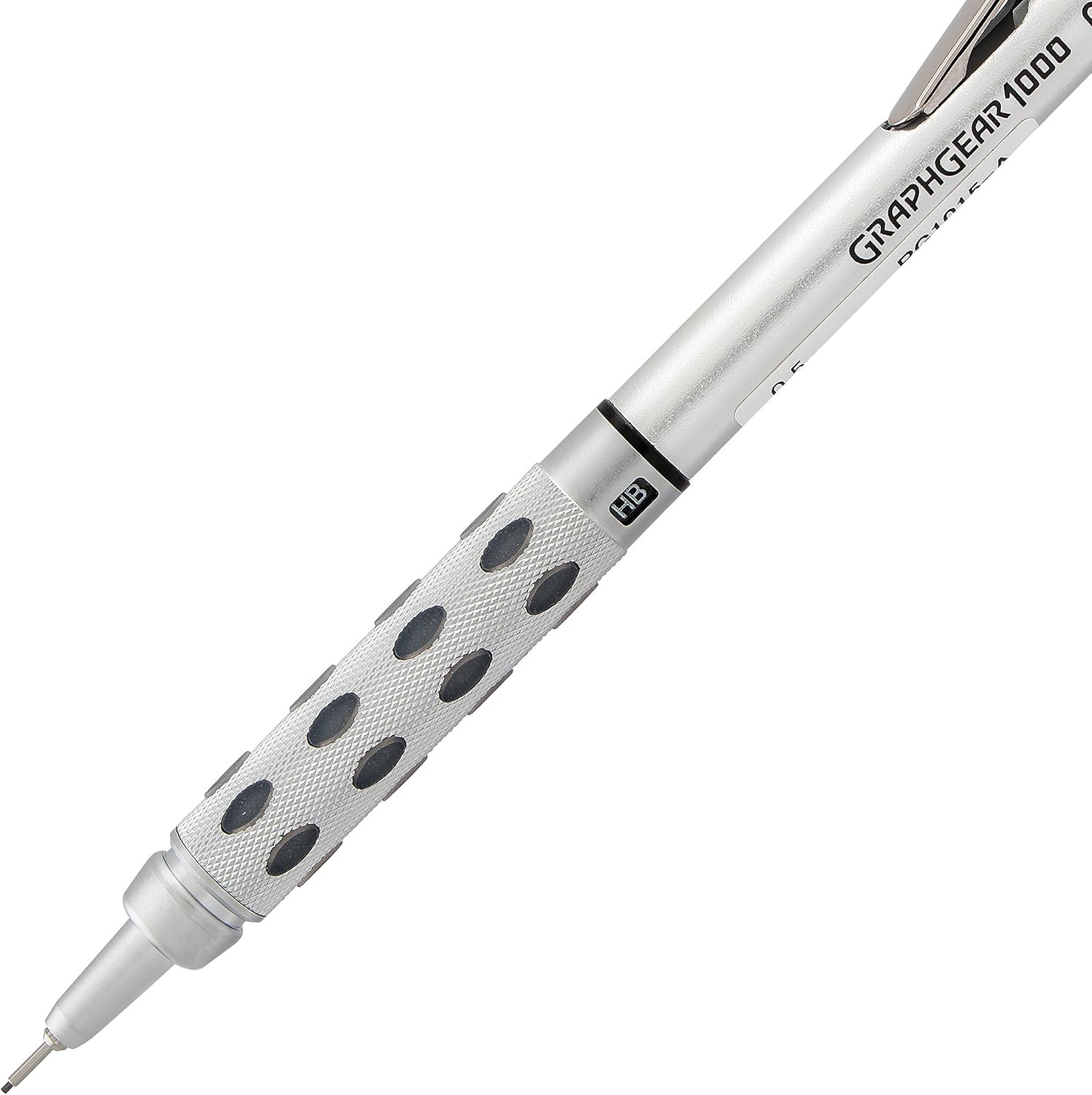 Portaminas Mecanico 1000 de 0.5 mm con Cuerpo Negro Lapiz Profesional de Dibujo