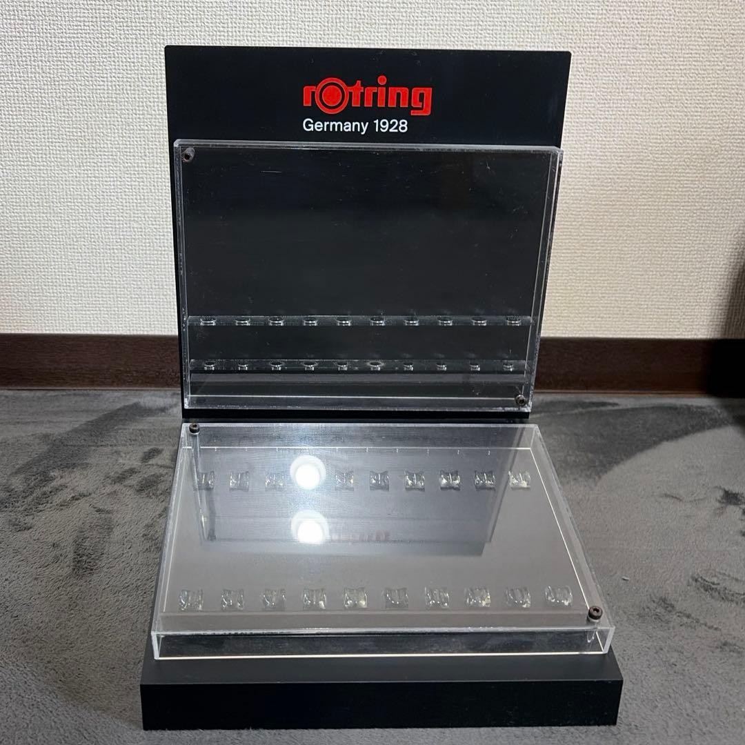 rotring pen display black fixture