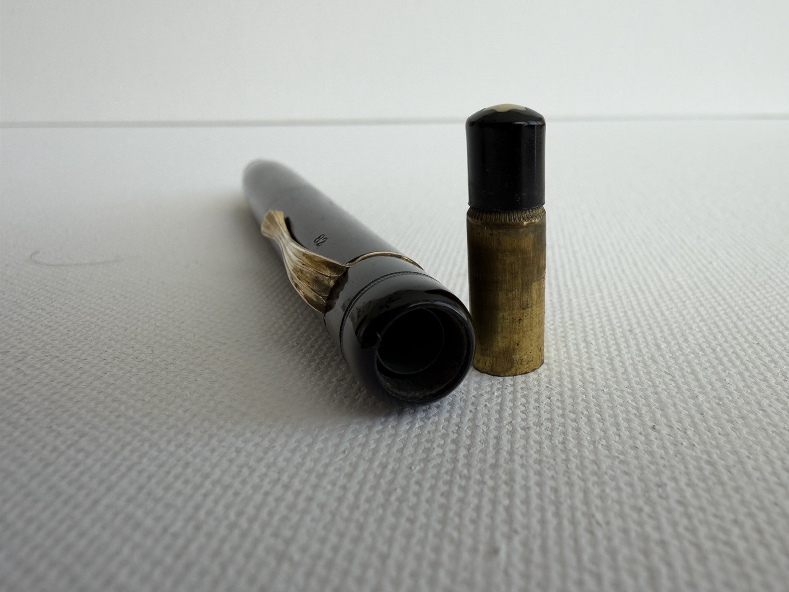 Montblanc f 1.5 mm lead 82 PIX Push Pencil yellow celluloid star | Vintage
