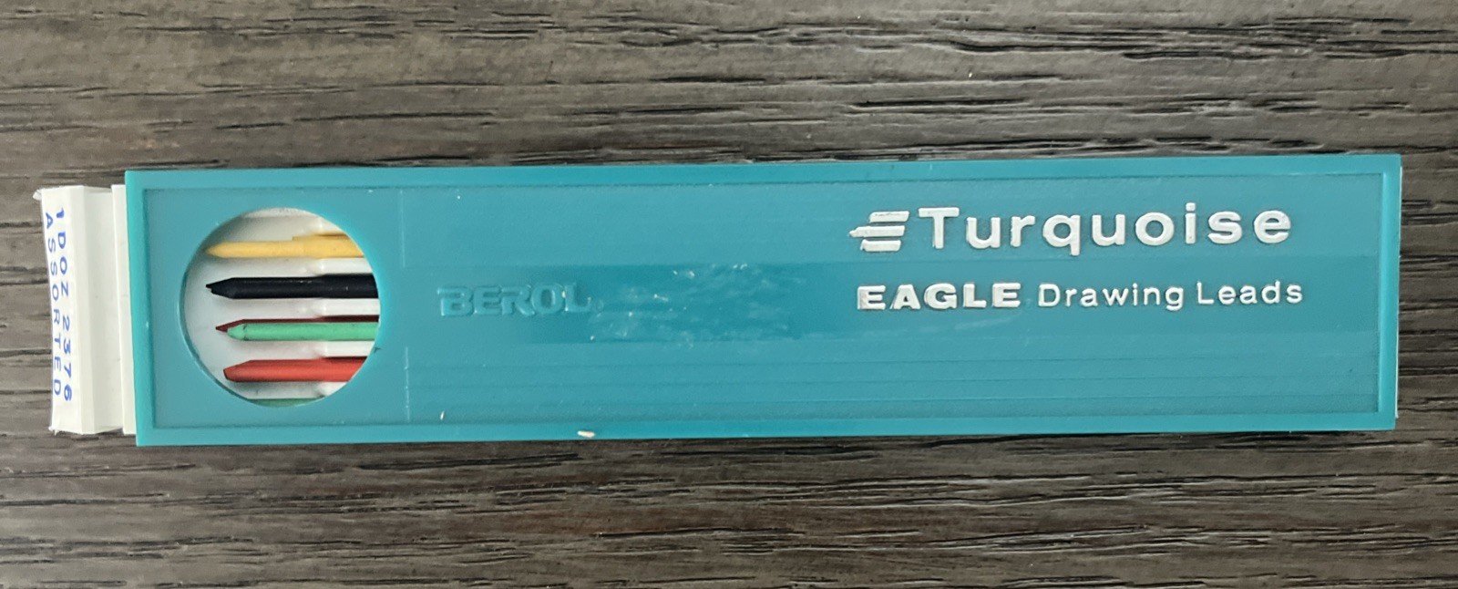 RARE Vintage Berol Turquoise Eagle Drawing Leads 2376 assorted pack