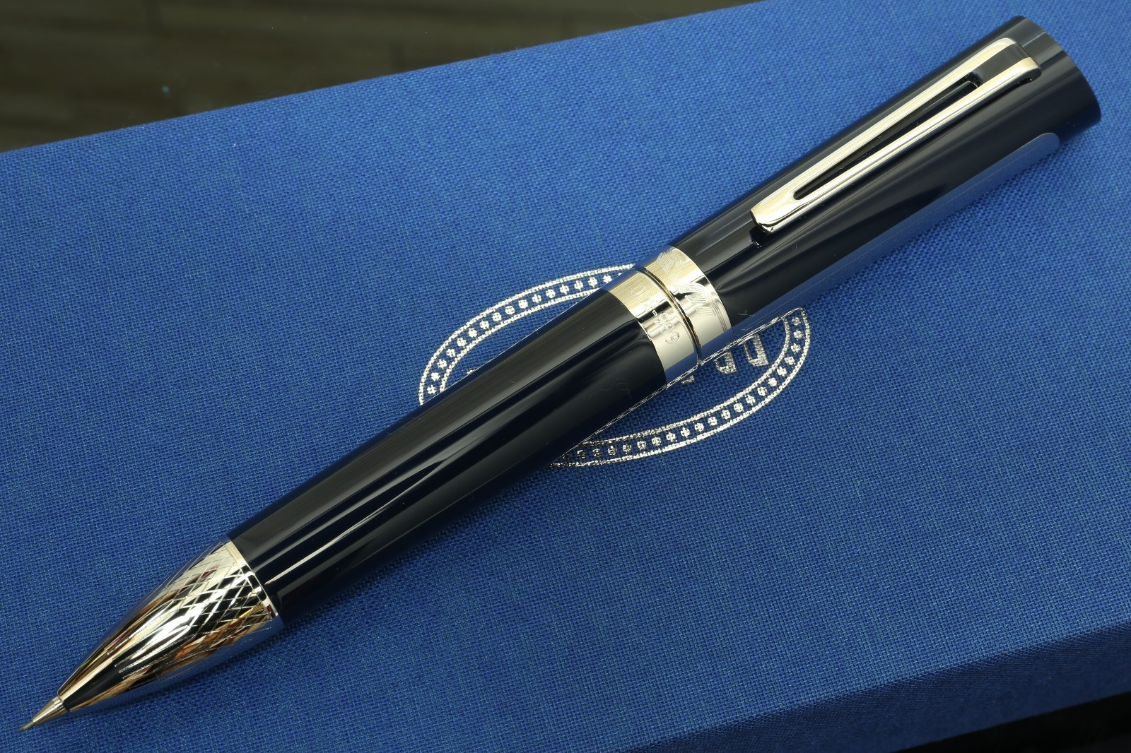 Montegrappa “BUGATTI PUR SANG DT” Mechanical Pencil, Sterling Silver, MSRP 763 $