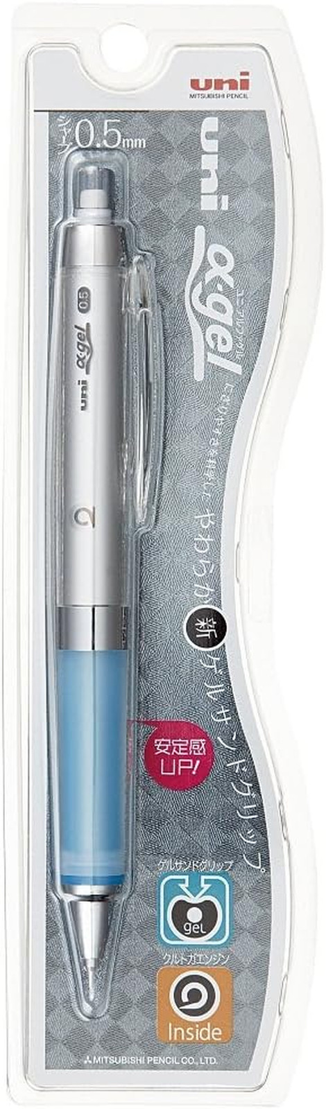Uni Alpha-Gel Kuru Toga Mechanical Pencil, 0.5 Mm, Blue Body (M5858GG1P.33)