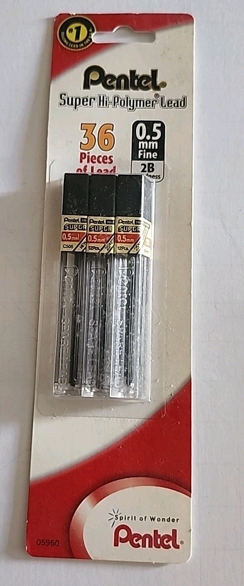 Vintage Lot Pentel, Scripto Dura Lead Mechanical Pencil Leads New And Used