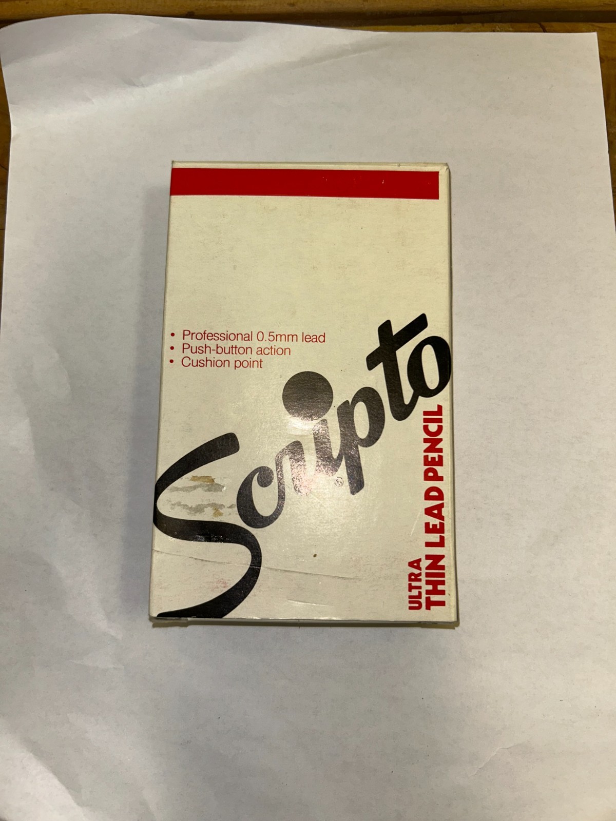 Brand New Vintage Scripto Ultra Thin Mechanical Pencil P200 Box Of 7 Multicolor