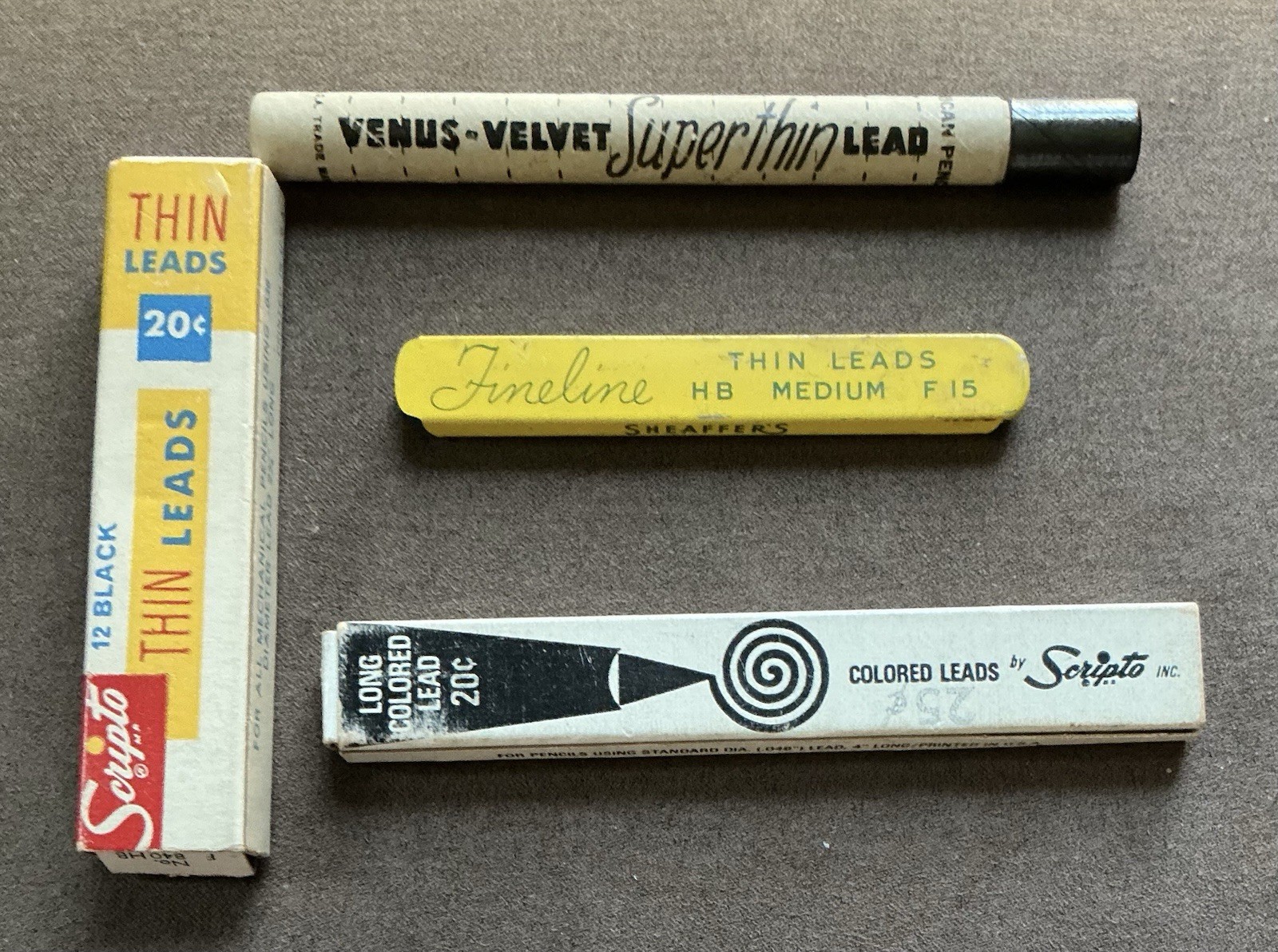 Vintage Mechanical STIK Pencil Magnetic With 4 Boxes VTG Leads