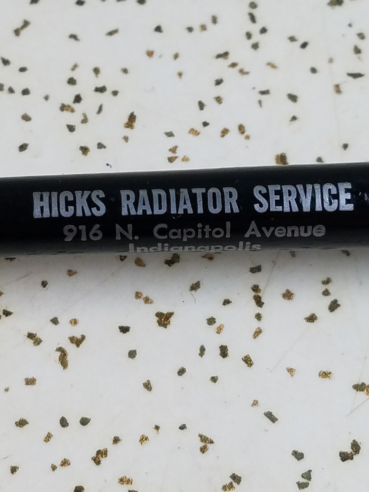 Vintage Redipoint Advertising Lead refillable Pencil HICKS RADIATOR SERVICE