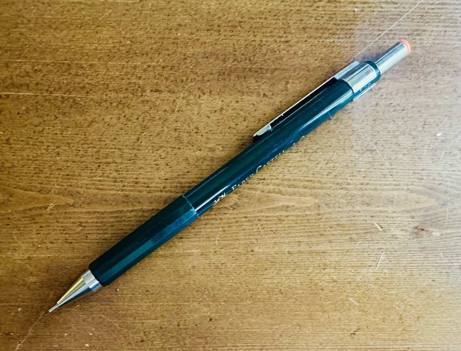 Pre-owned Faber-Castell TK-Fine 9719 1.0 Drafting Pencil Germany Dark Green