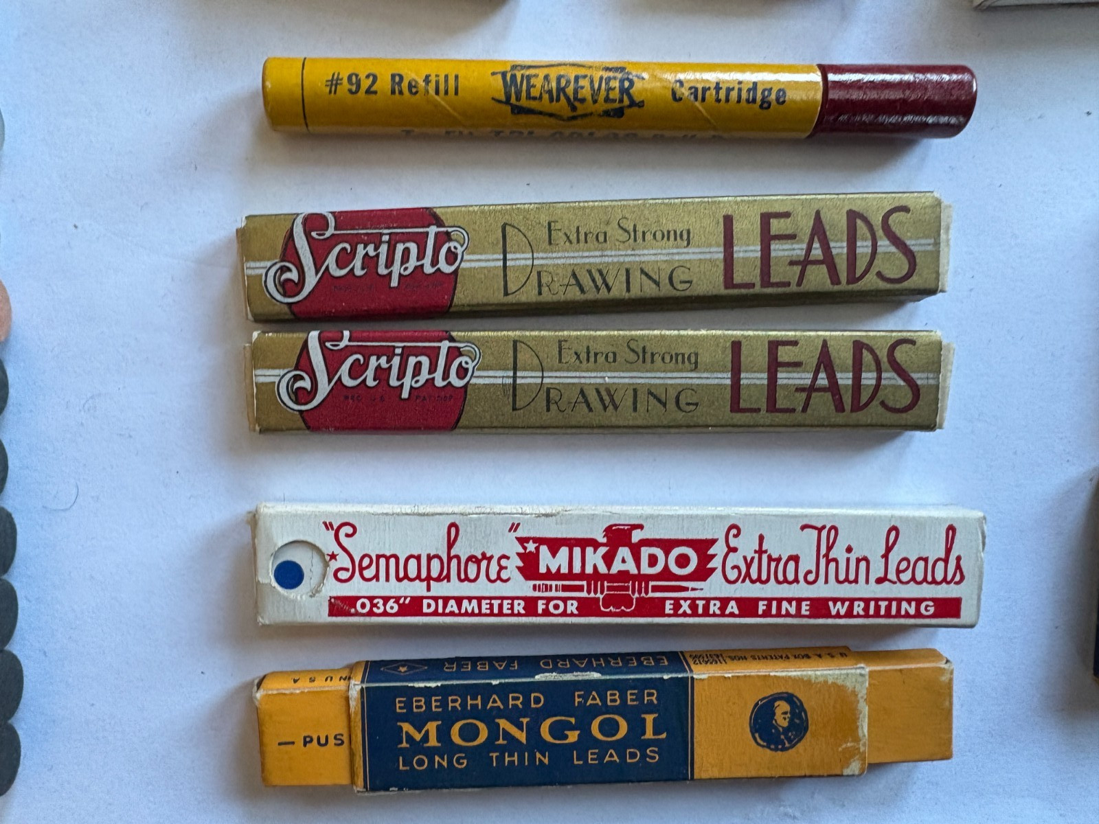 Vintage MECHANICAL PENCIL Lead Eraser LOT Eversharp Venus Farber-Castell