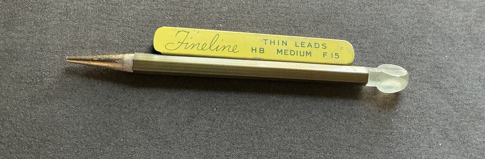 Vintage Mechanical STIK Pencil Magnetic With 4 Boxes VTG Leads