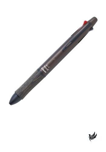 Pilot 4+1 Wood/Wood [Dark Brown] BKHFW2SRDBN Maximum Diameter 0.6 inches (14.1
