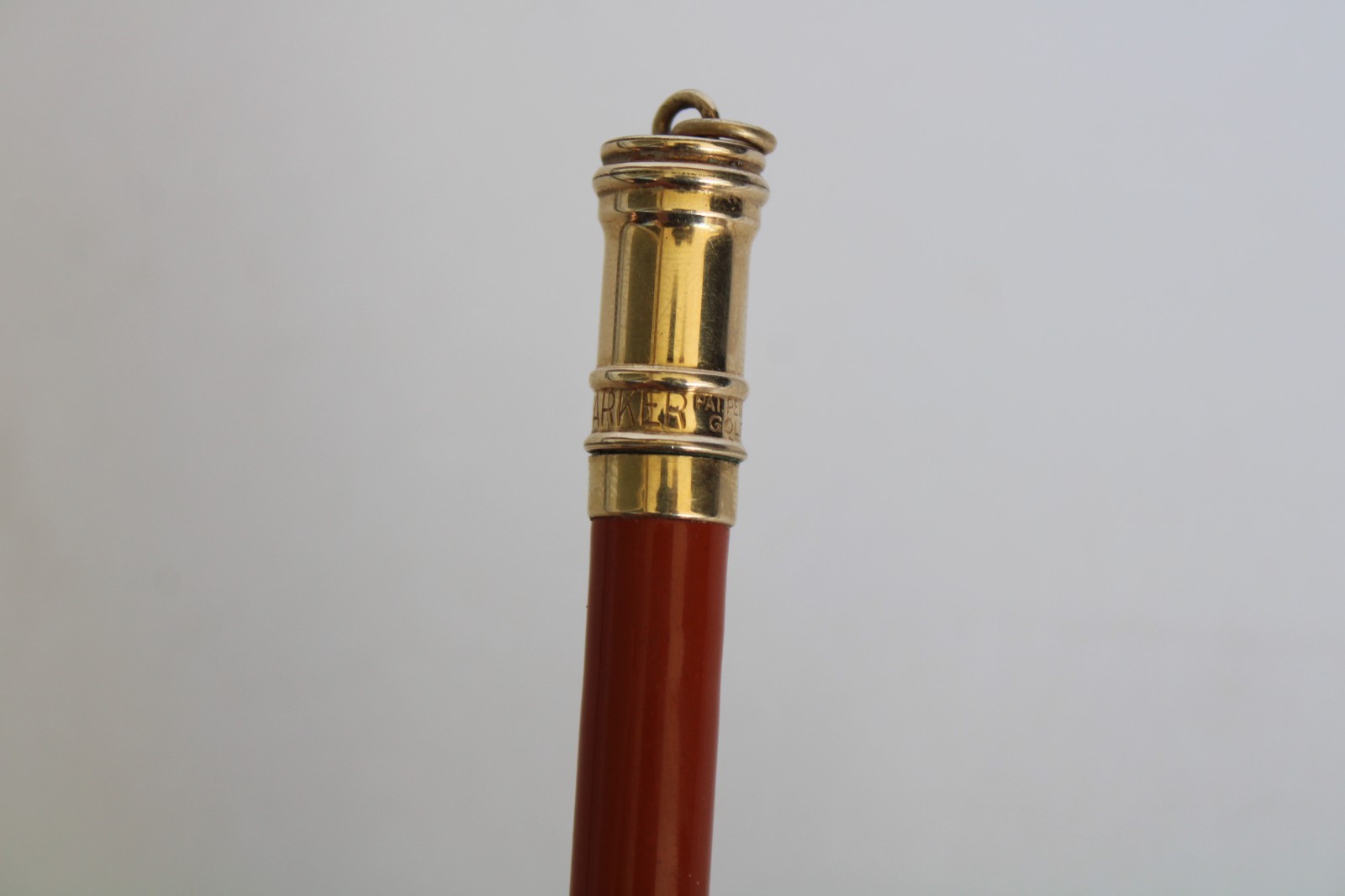 Vintage 1920’s Parker Orange Mechanical Twist Pencil (4.75″)
