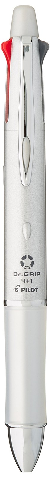 Pilot Dr Grip Multifunction Pen Ballpoint and Mechanical Pencil Silver 1 Count