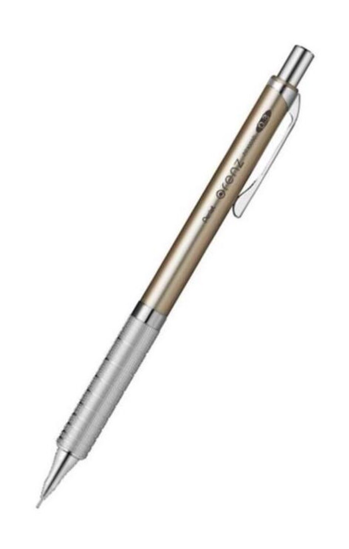 orenz Metal Grip 0.3mm Mechanical Pencil Pentel XPP1003G2-X champagne gold