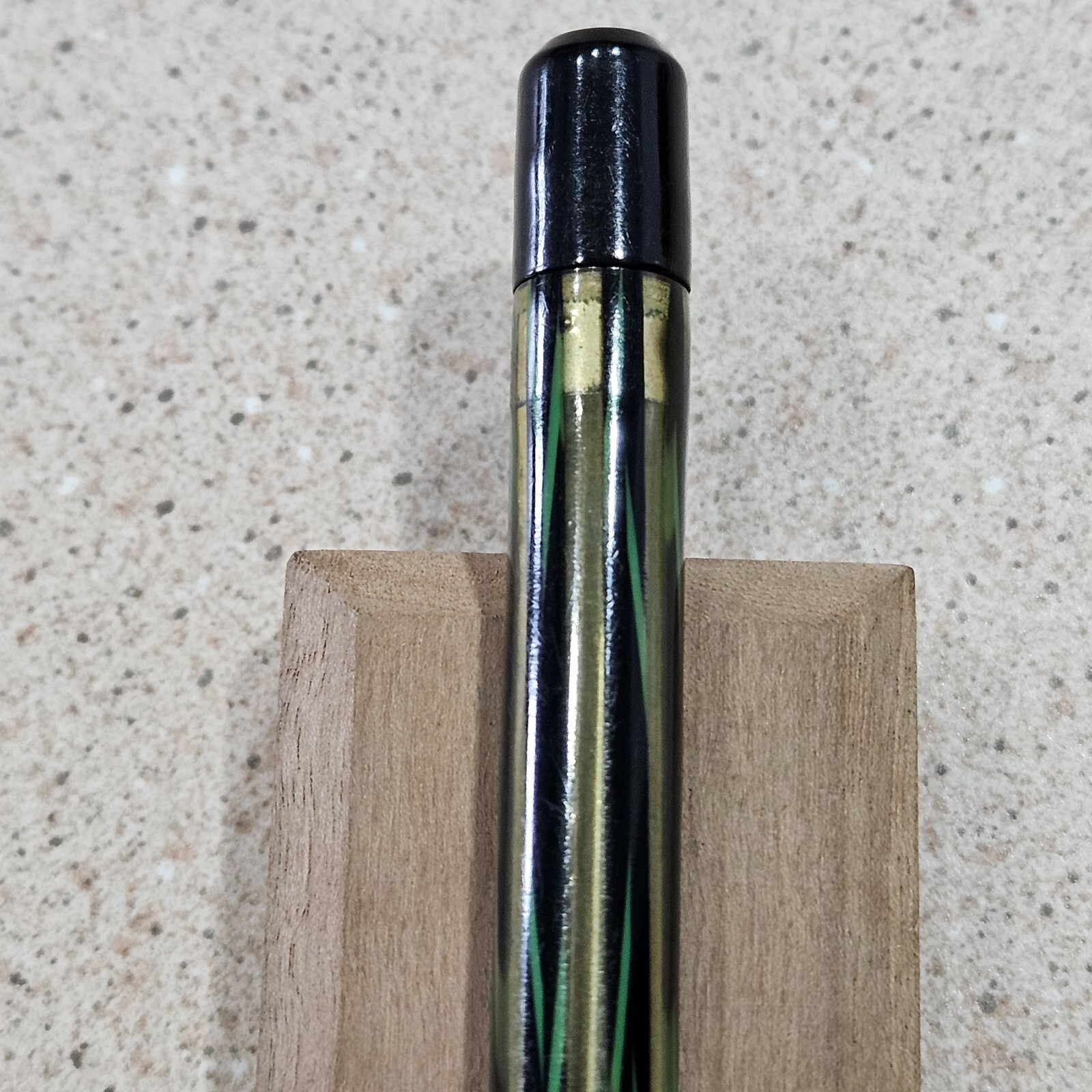 Wearever “Year Round” Green & Black Pattern Visible 5-3/4 Inch Mechanical Pencil
