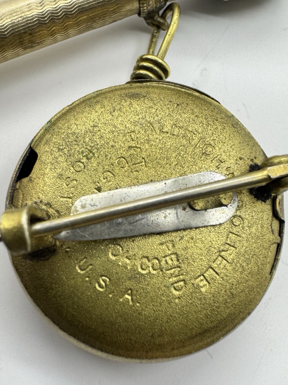 Victorian Telescoping Mechanical Pencil, Floral Repoussé, Retractable Chain