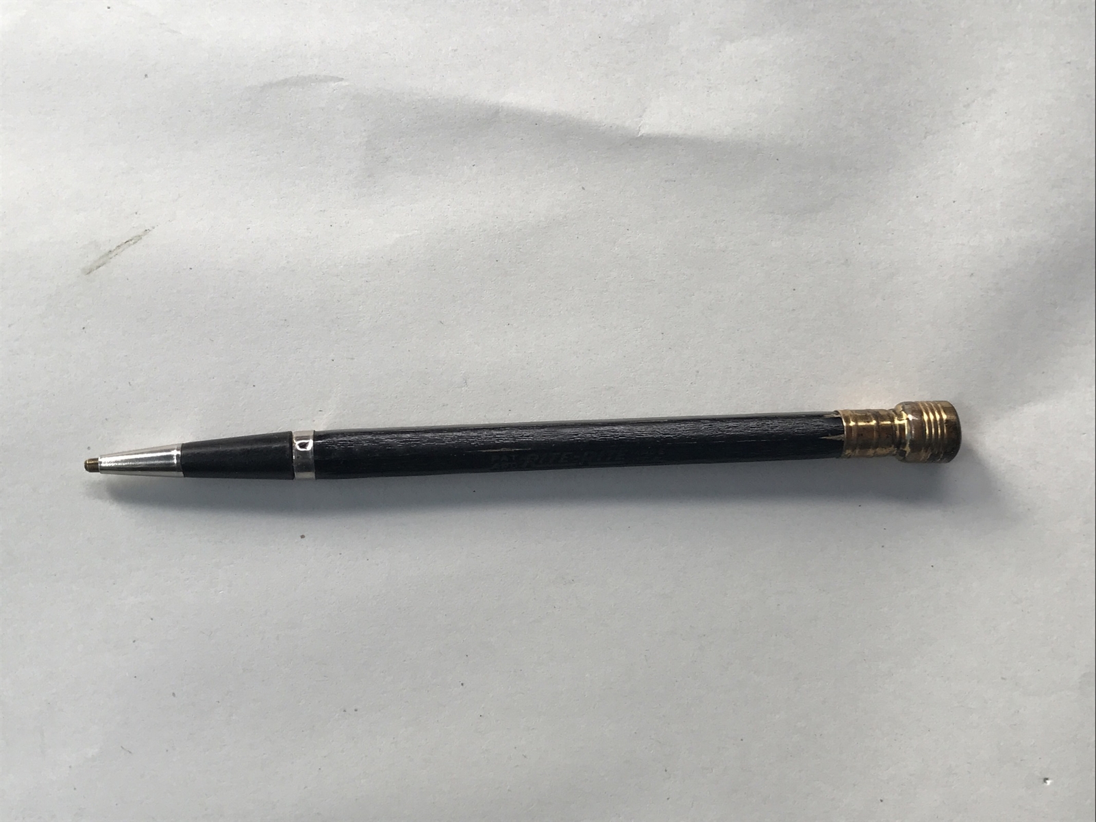RARE 1930’s Rite-Rite Wood Barrel Mechanical Pencil Fat Eraser Head A131