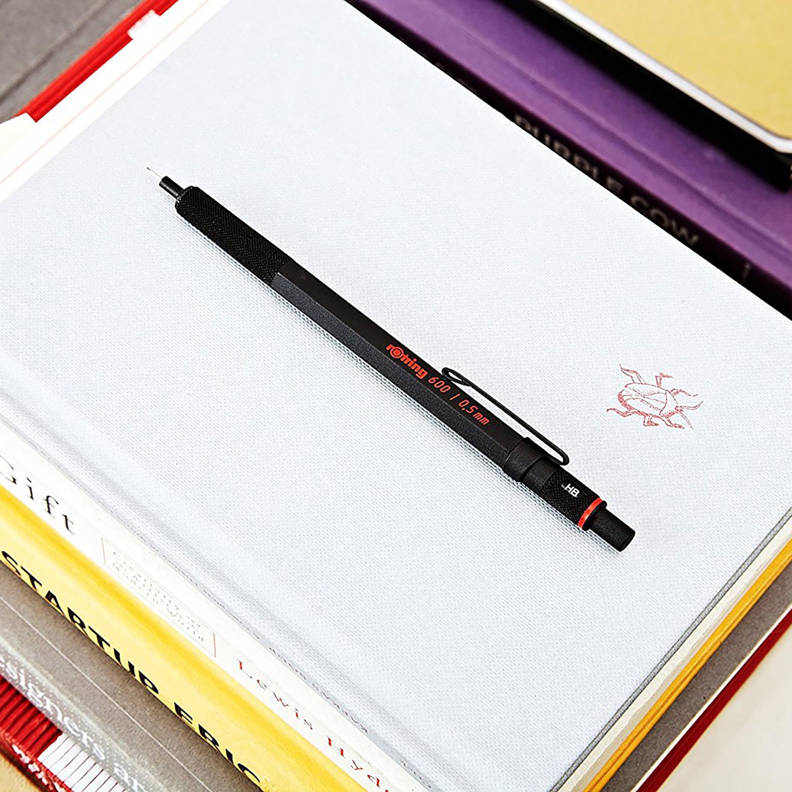 Rotring 600 Mechanical Pencil, 0.5 mm, Black – Perfect for Writing, Drafting,…