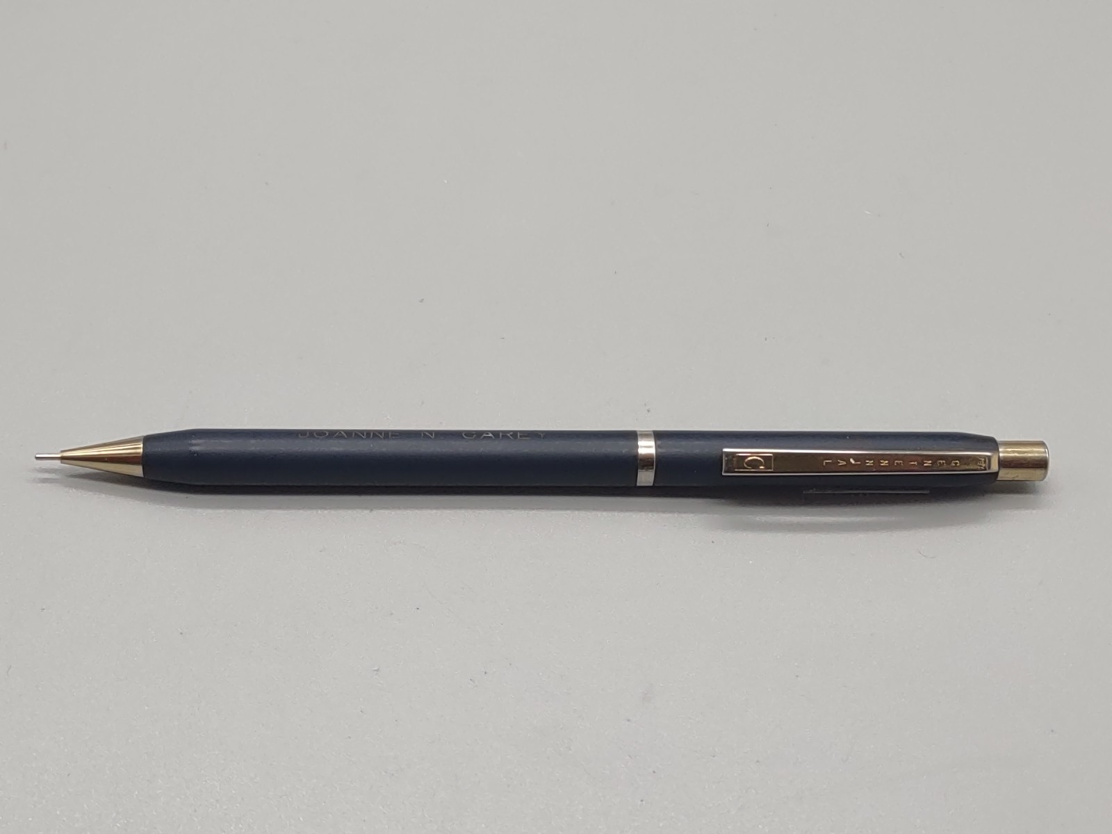 Centennial Mechanical Pencil. USA. Blue/Gold Trim.