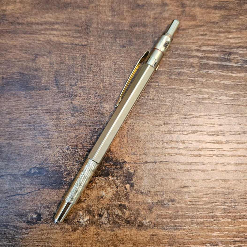 Nicpro 2.0mm Lead Holder heavy-duty mechanical pencil Gold Drafting Art