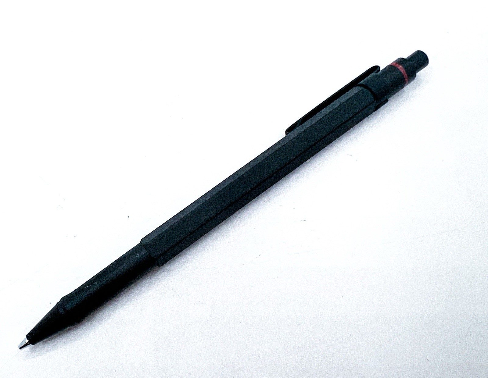 NOS Rotring newton Black Mechanical Pencil 0.7 Double Push Retractable Tip
