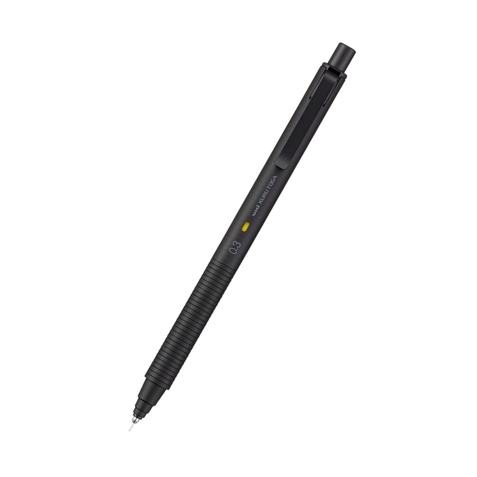 Uni Kuru Toga Metal Mechanical Pencil 0.3mm AutoAdvancing Nocturne Black