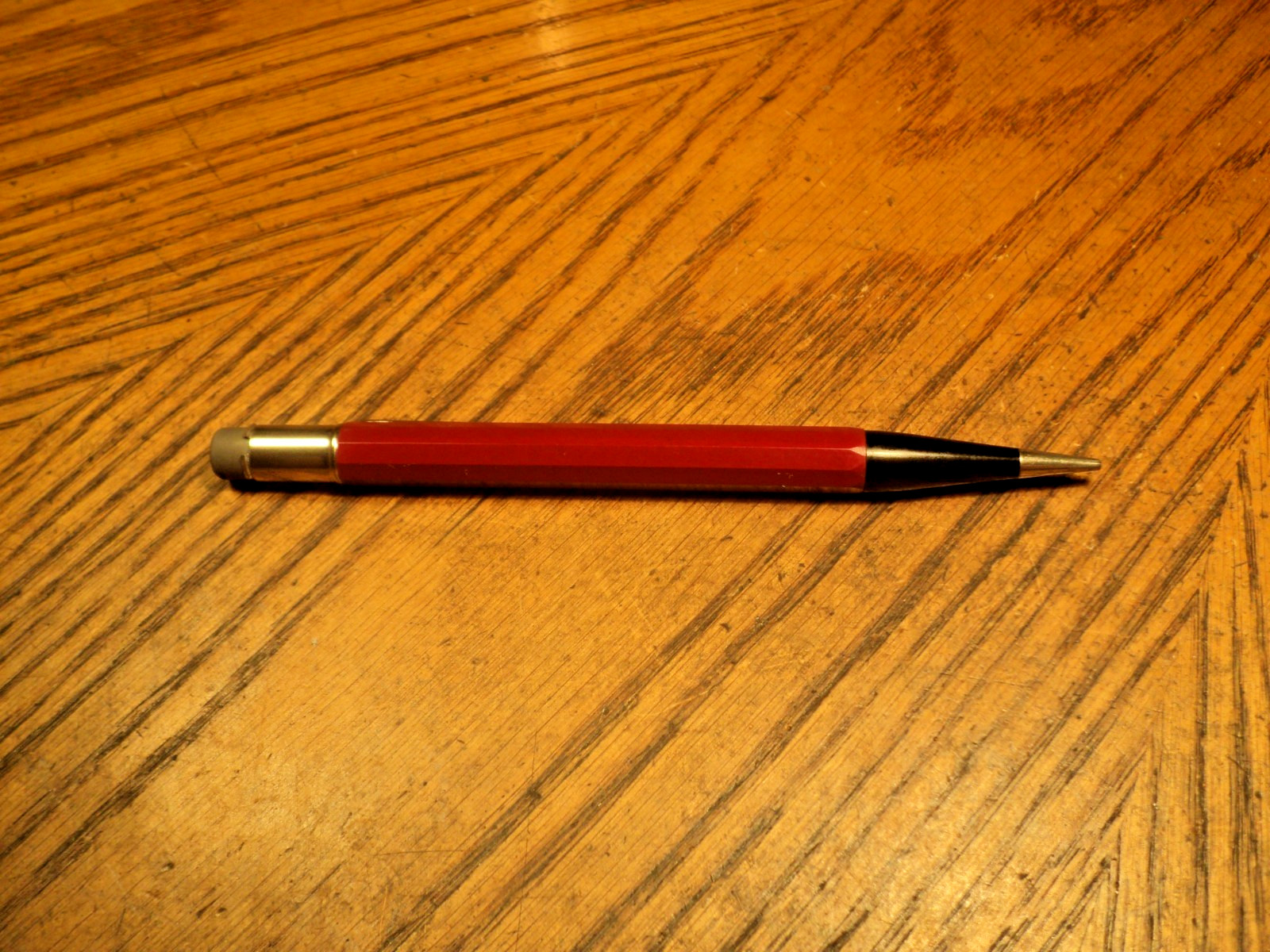 Vintage Autopoint Mechanical Pencil Rhoades Construction Co. 5-3/4″ Long USA B