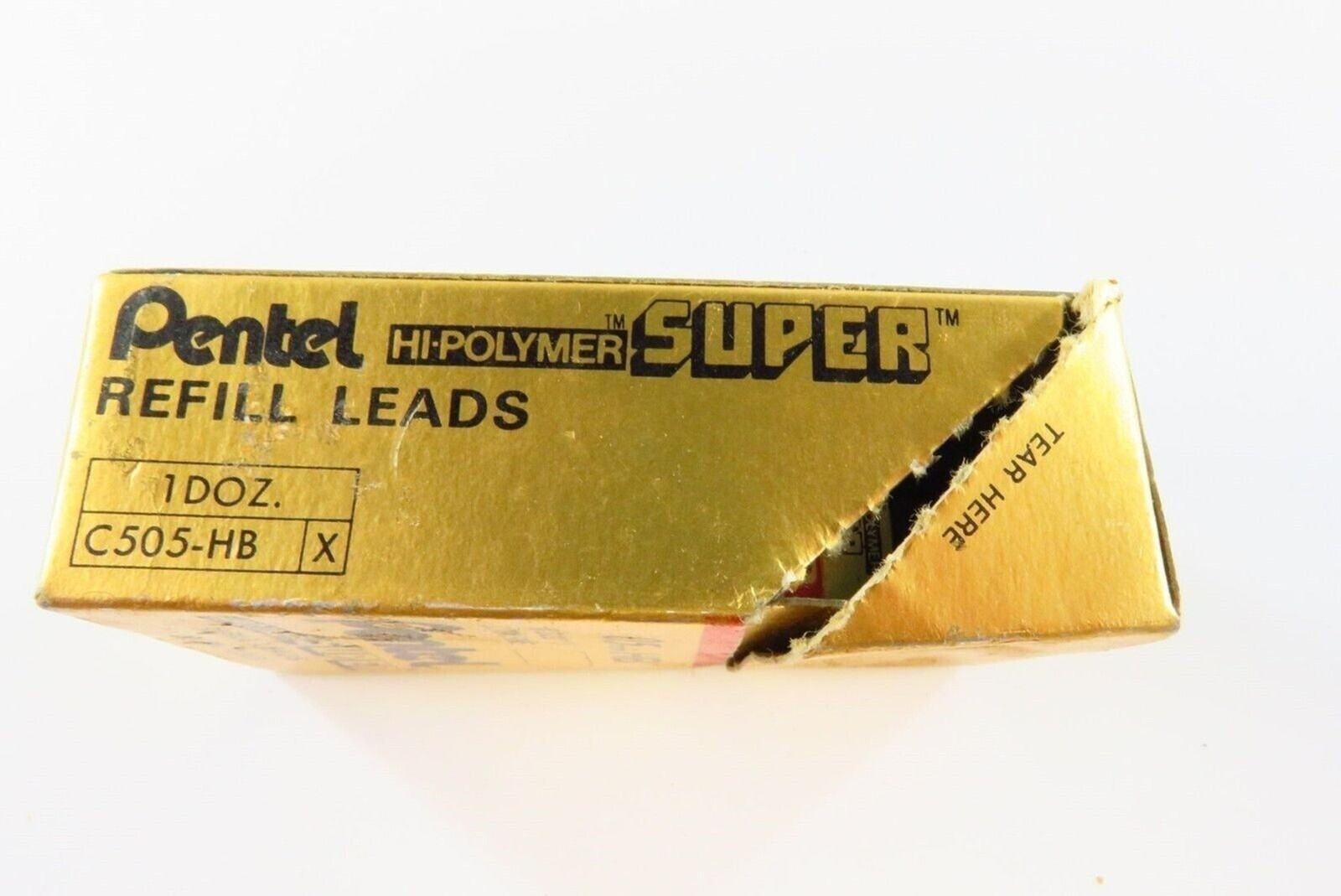 8 Tubes Pentel Hi-Polymer Super Refill Leads Ultra Fine 0.5mm HB (0.020″)
