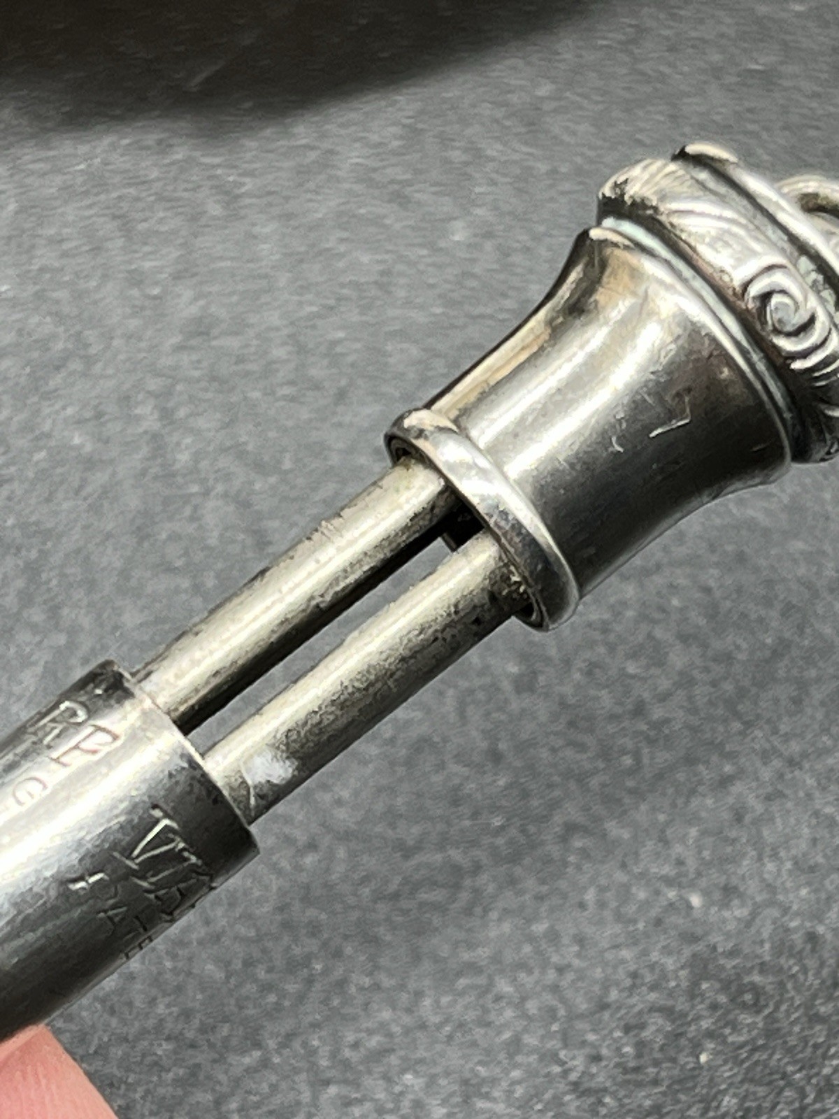 Antique Vintage Wahl Eversharp 925 Sterling Silver Mechanical Pencil Ornate A49