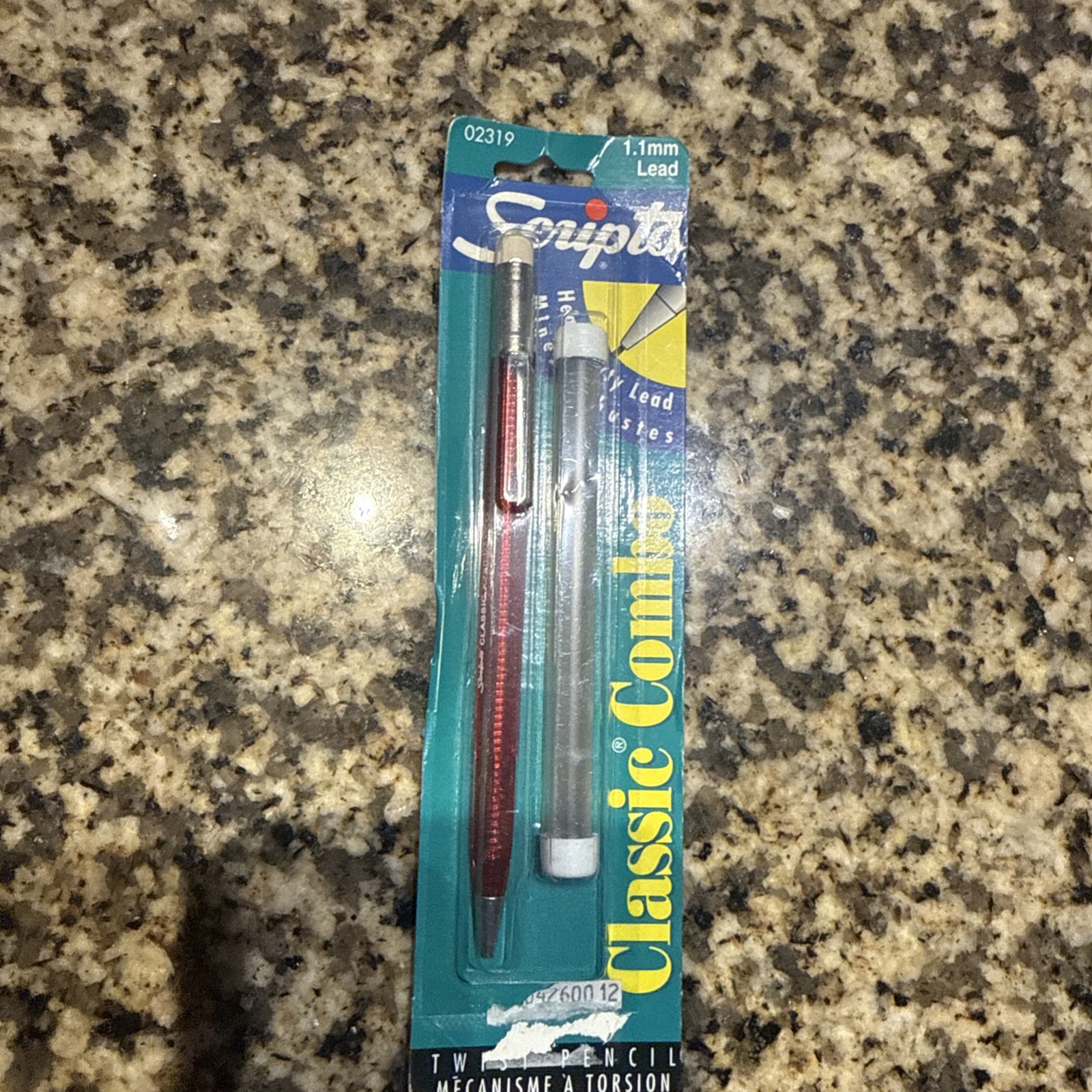 SCRIPTO Classic Combo Mechanical Twist Pencil 1.1 Mm w/ Lead NEW VINTAGE 1997