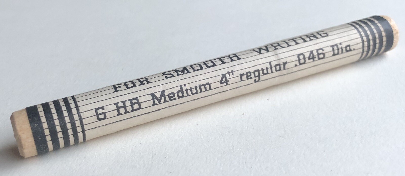 Vintage FINEST QUALITY Mechanical Pencil Lead HB Black 1.1mm NOS 6pk Tube USA