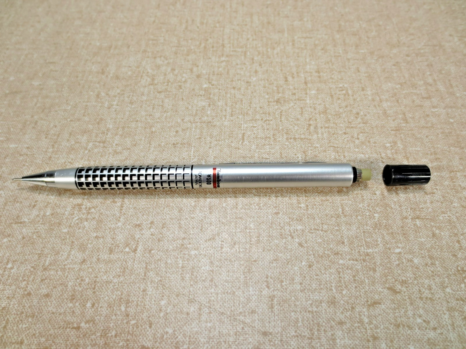 Vintage TOMBOW MONO Mechanical Pencil .5mm Lead Sticker Made Japan Graph Black