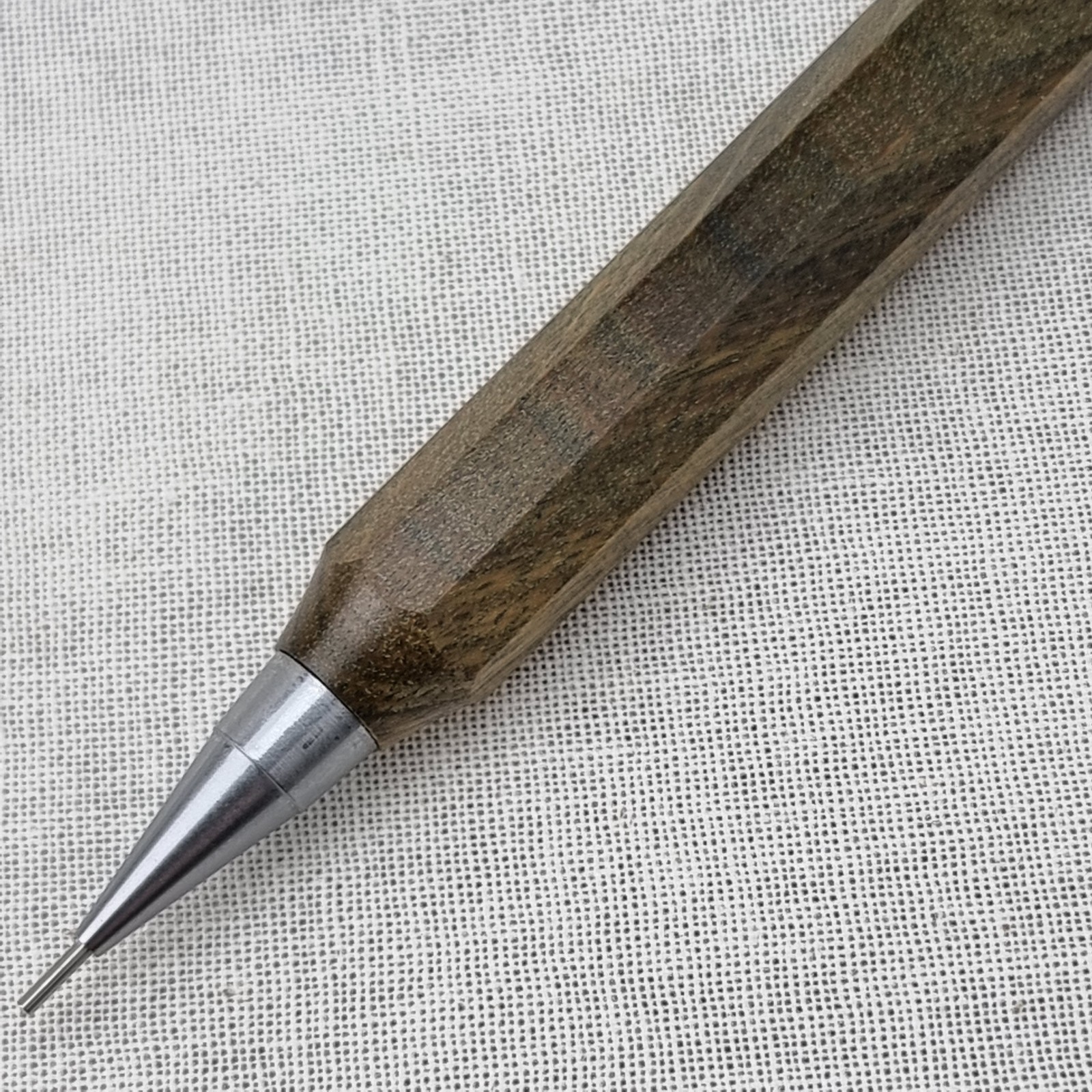 Hand Crafted Pentel P-205(0.5mm) Mechanical Pencil with Octagonal Wood Barrel