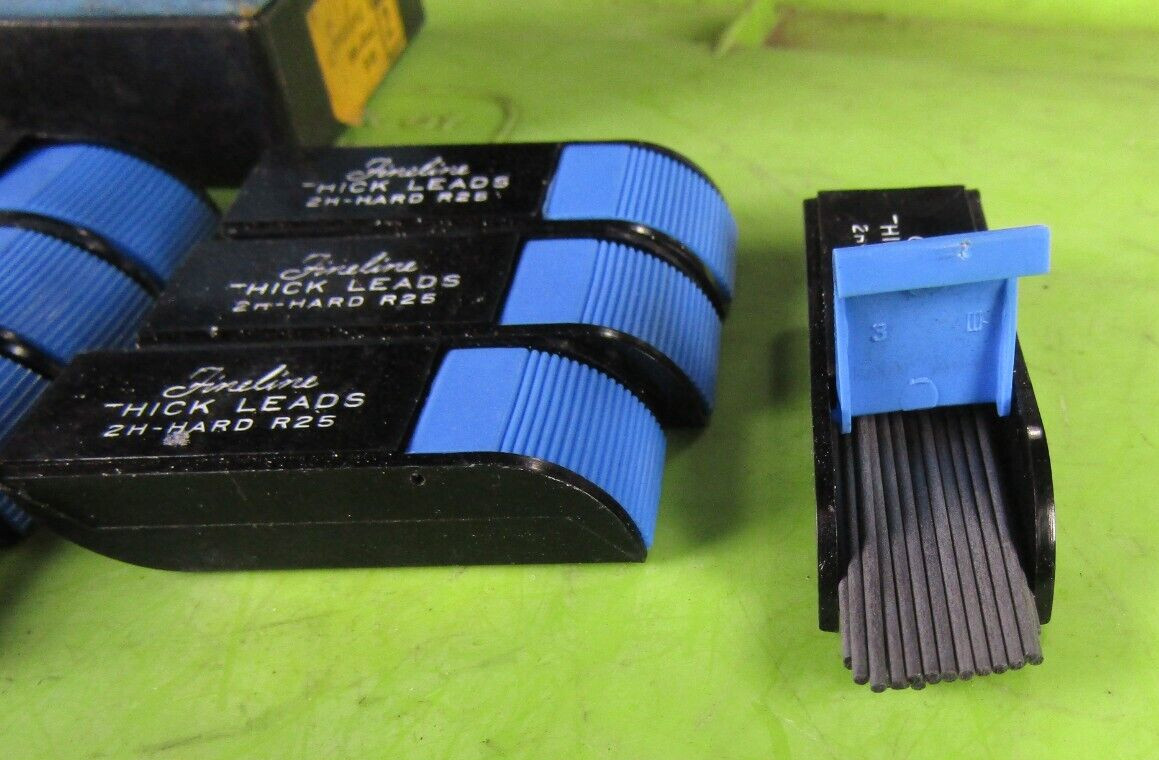 Fineline 2H Thick Hard R25 Mechanical Pencil Leads 12 Boxes of 25 ~ 300 Total