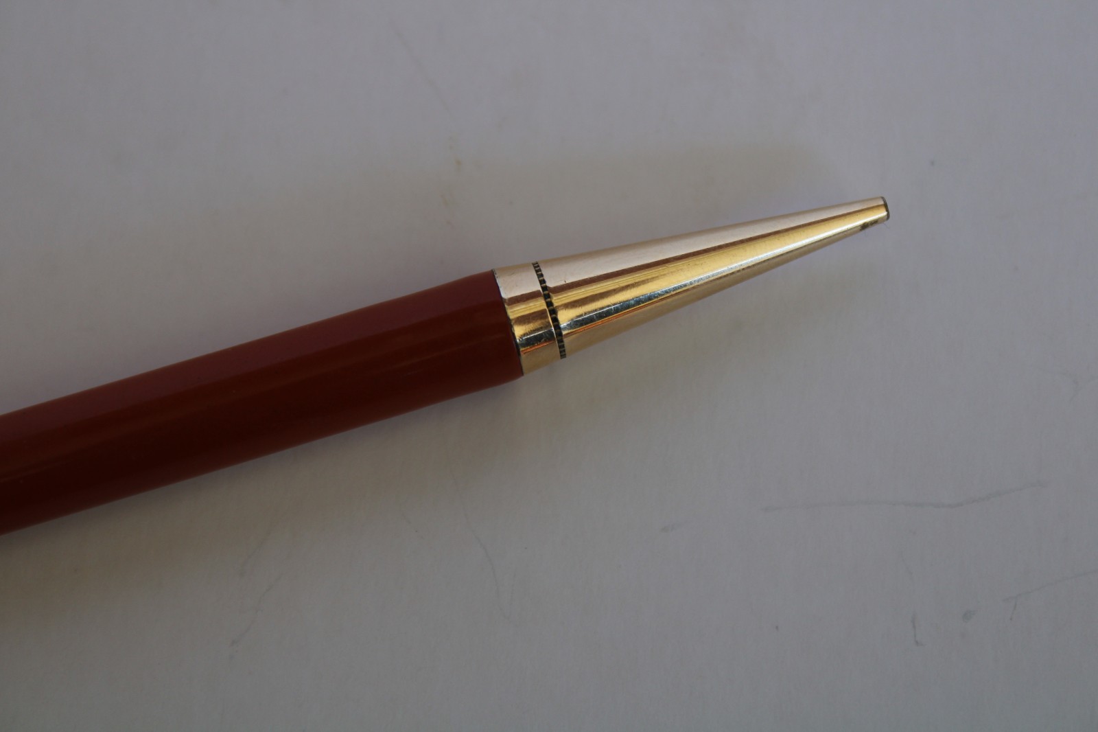 Vintage 1920’s Parker Orange Mechanical Twist Pencil (4.75″)