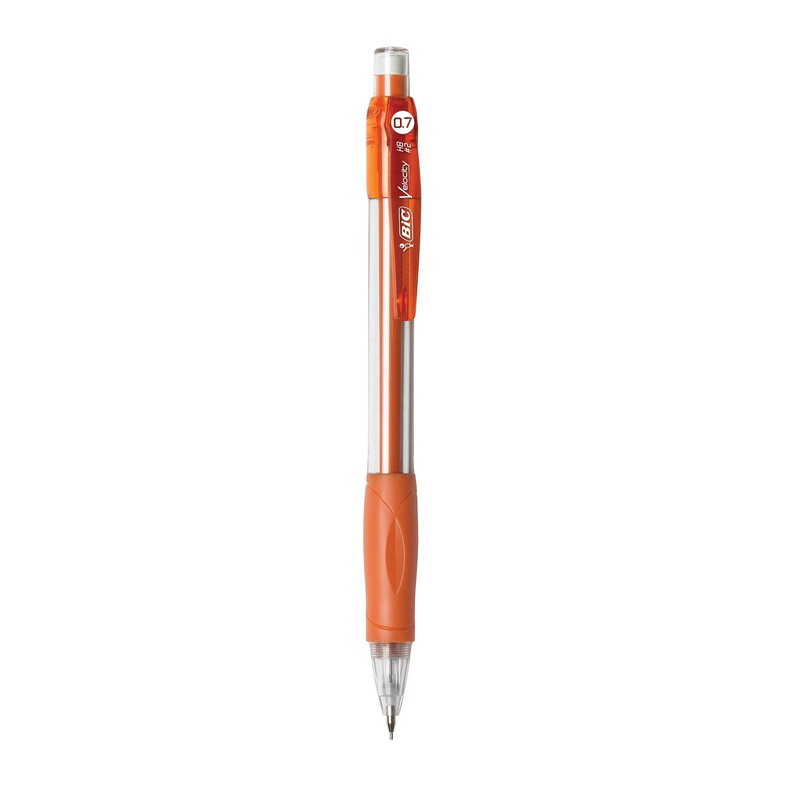 BIC Velocity No2 Mechanical Pencils 0.7mm Medium Point 2 Count Pack with Erasers