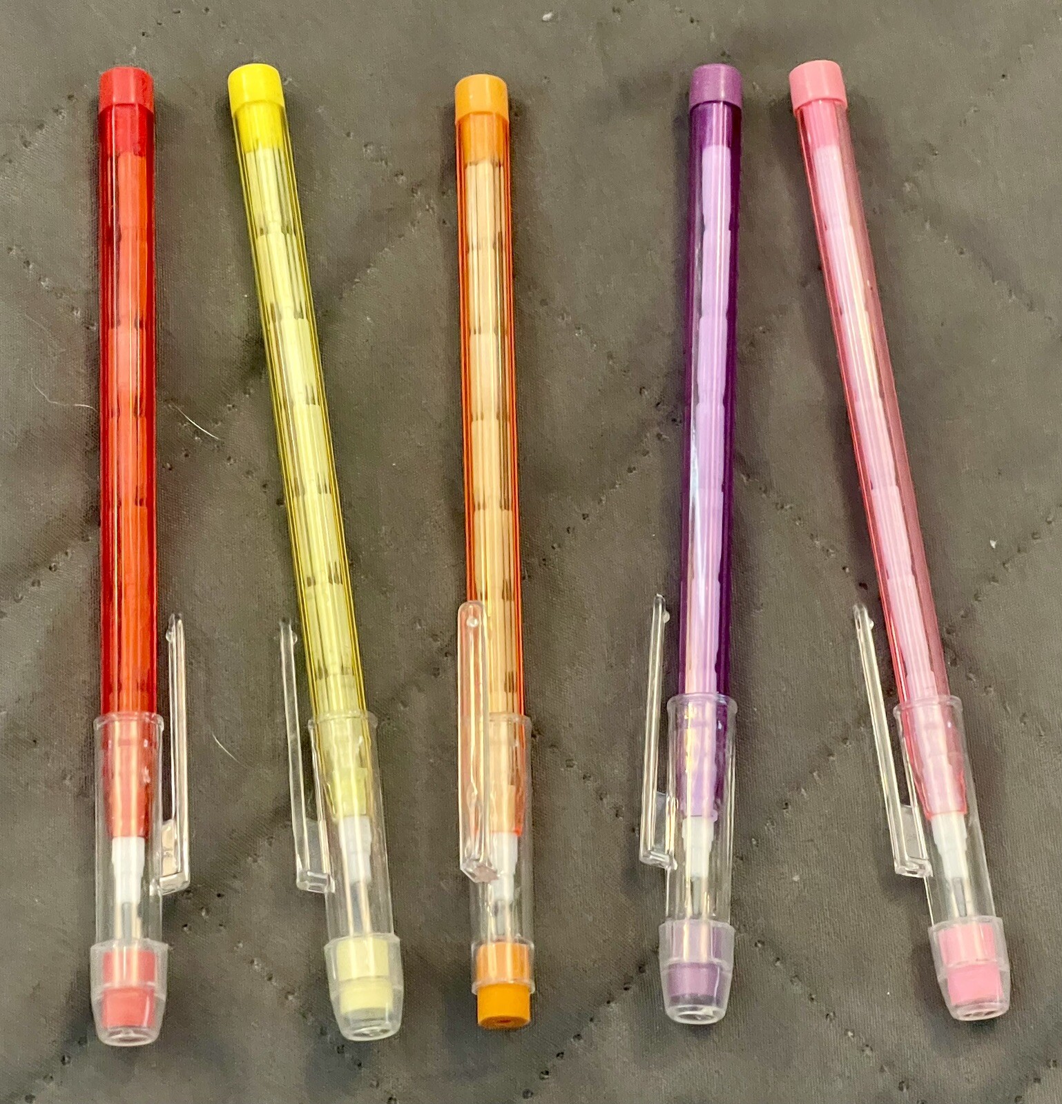 Lot Of 5 Mechanical Pens Brand Unknown FREE SHIPN l👀k