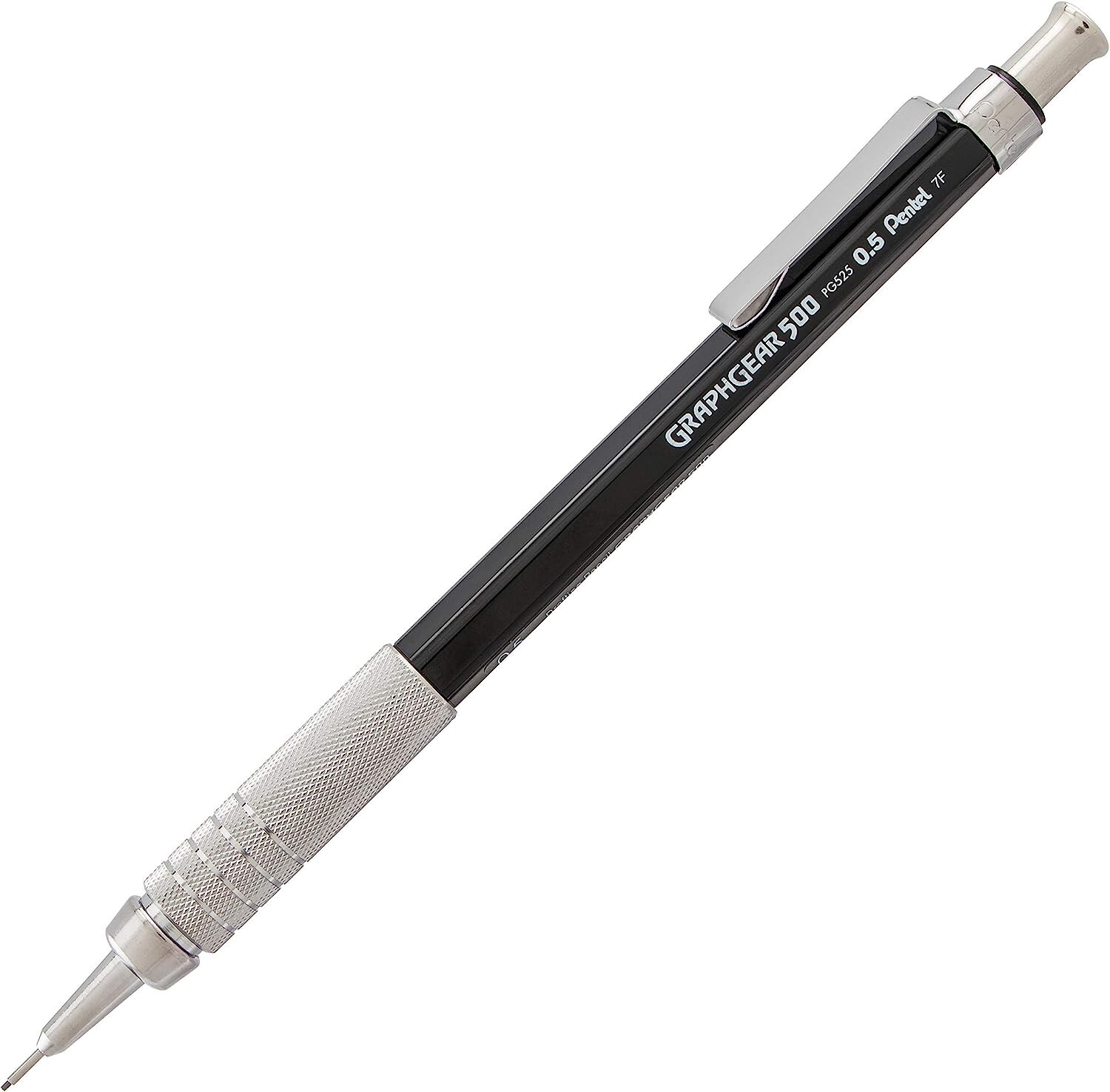 Pentel Graph Gear 500 Automatic Drafting Pencil with Lead & MiniEraser 0.5mm 1Pk