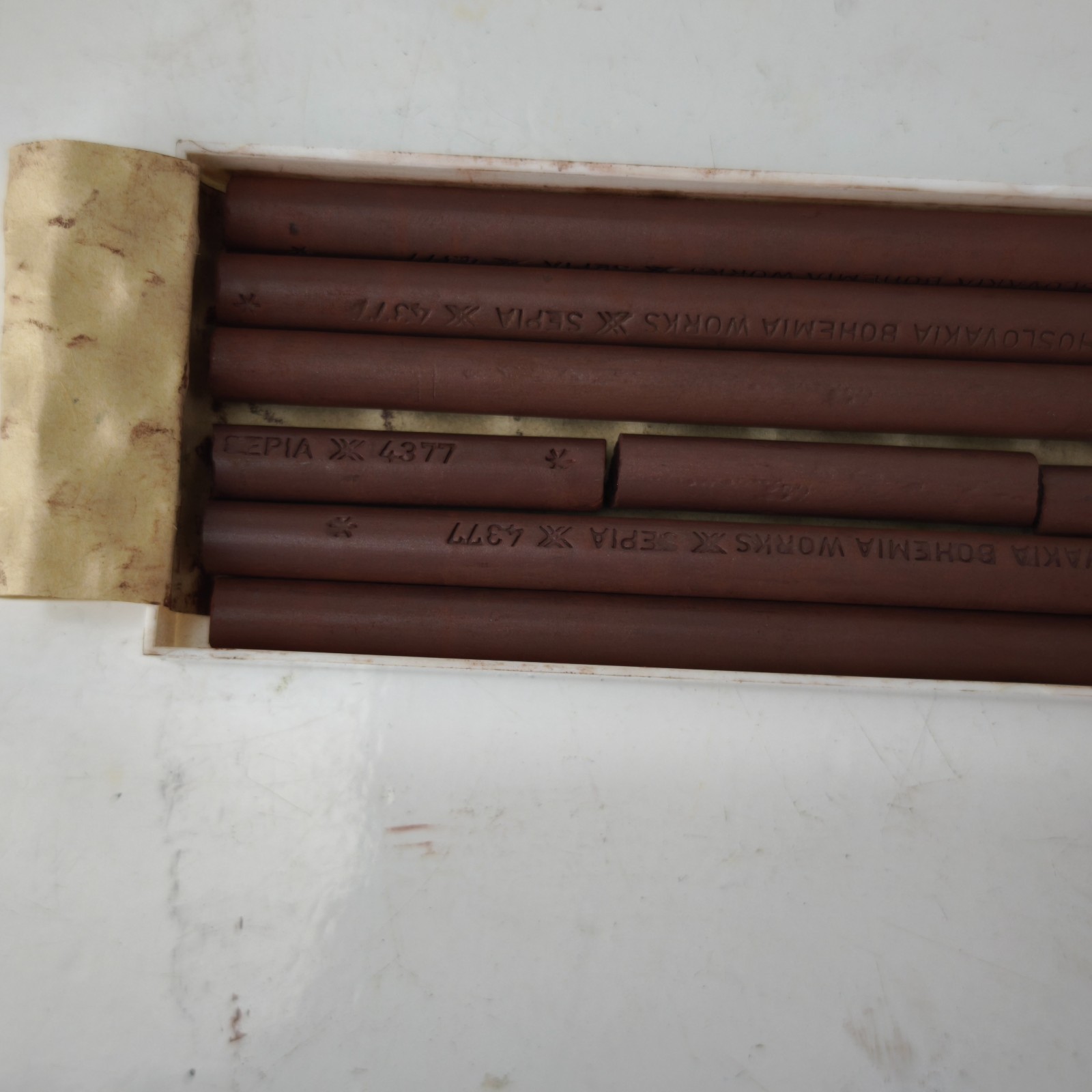 Vintage Blacksun Sepia Refill Leads 5.6mm 1/24 Gross 4377 Bohemia Works #6145