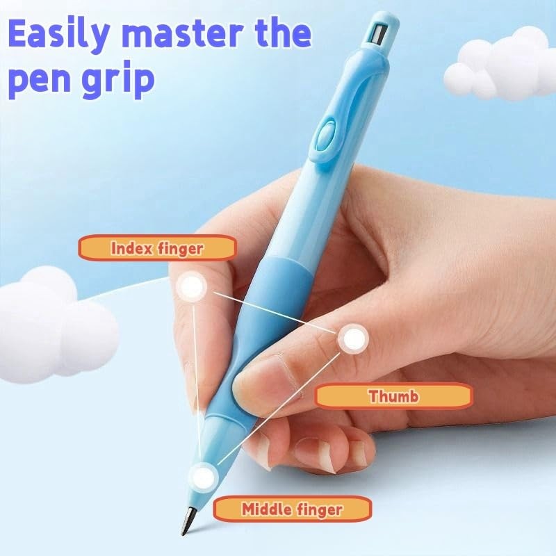 Inclock Handwriting thick mechanical pencils with grip: 2.0MM HB Pencil for…