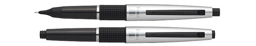 Pentel Kerry 0.5mm Mechanical Pencil Black & Silver Limited Edition P1035L-AZO