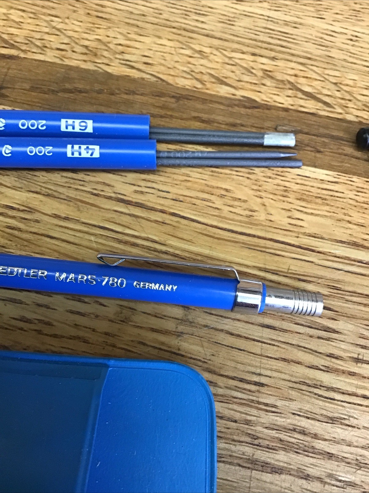 Vintage Staedtler Mars Pocket Protector & Mechanical Pencial 780 Germany