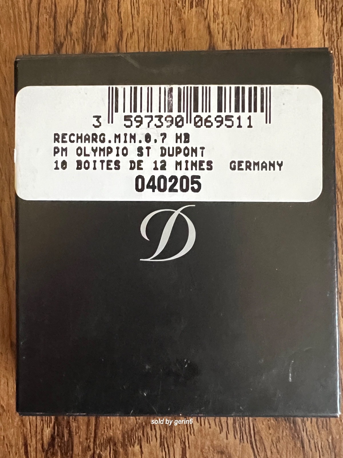 S.T. Dupont .7 MM Lead Mechanical Pencil Refills 040205 New In Box