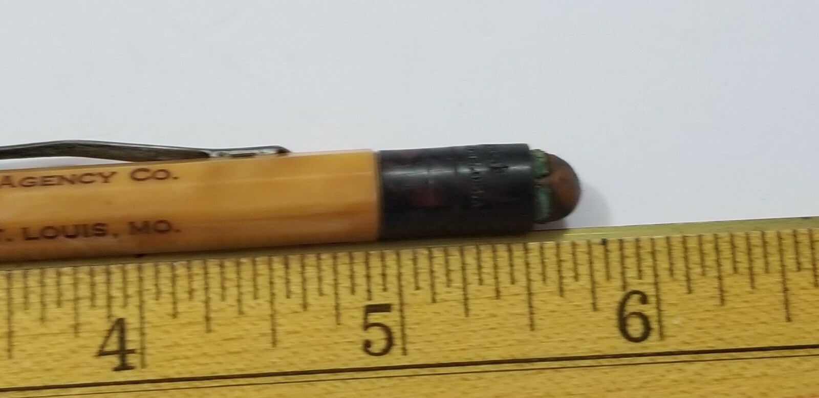 REDIPOINT Advertising BOWERSOX INSURANCE St Louis 1930s Vtg Mechanical Pencil A1