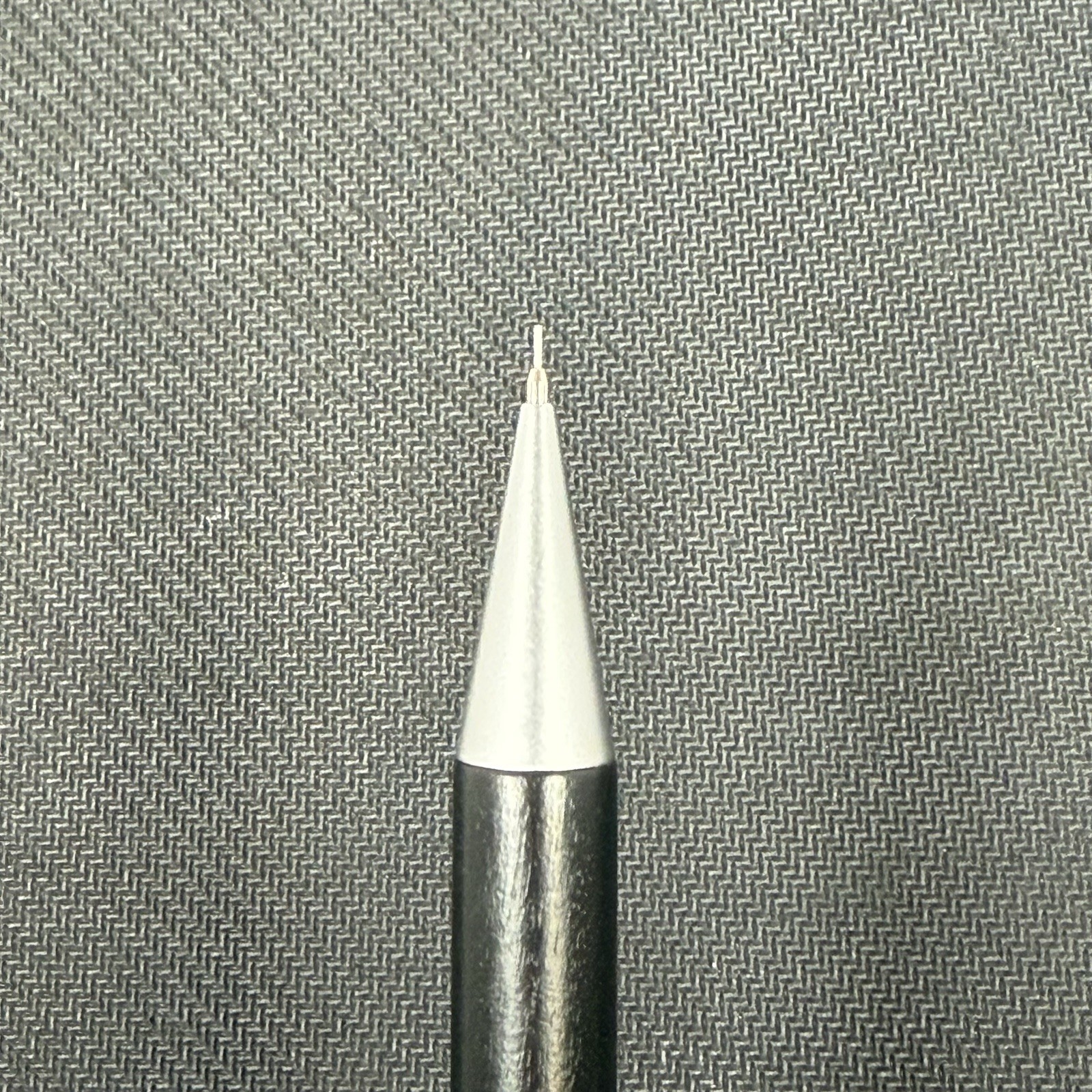 A.G.Spalding & Bros Silver & Black Wood Mechanical Pencil 0.5mm RF Japan RARE