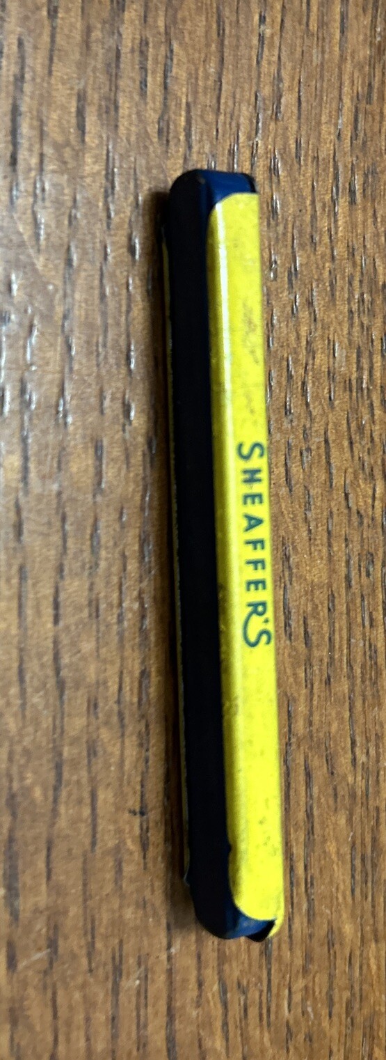 VINTAGE SHEAFFER’S FINELINE THIN LEADS Red F15 Tin,fineline Thick Lead R15