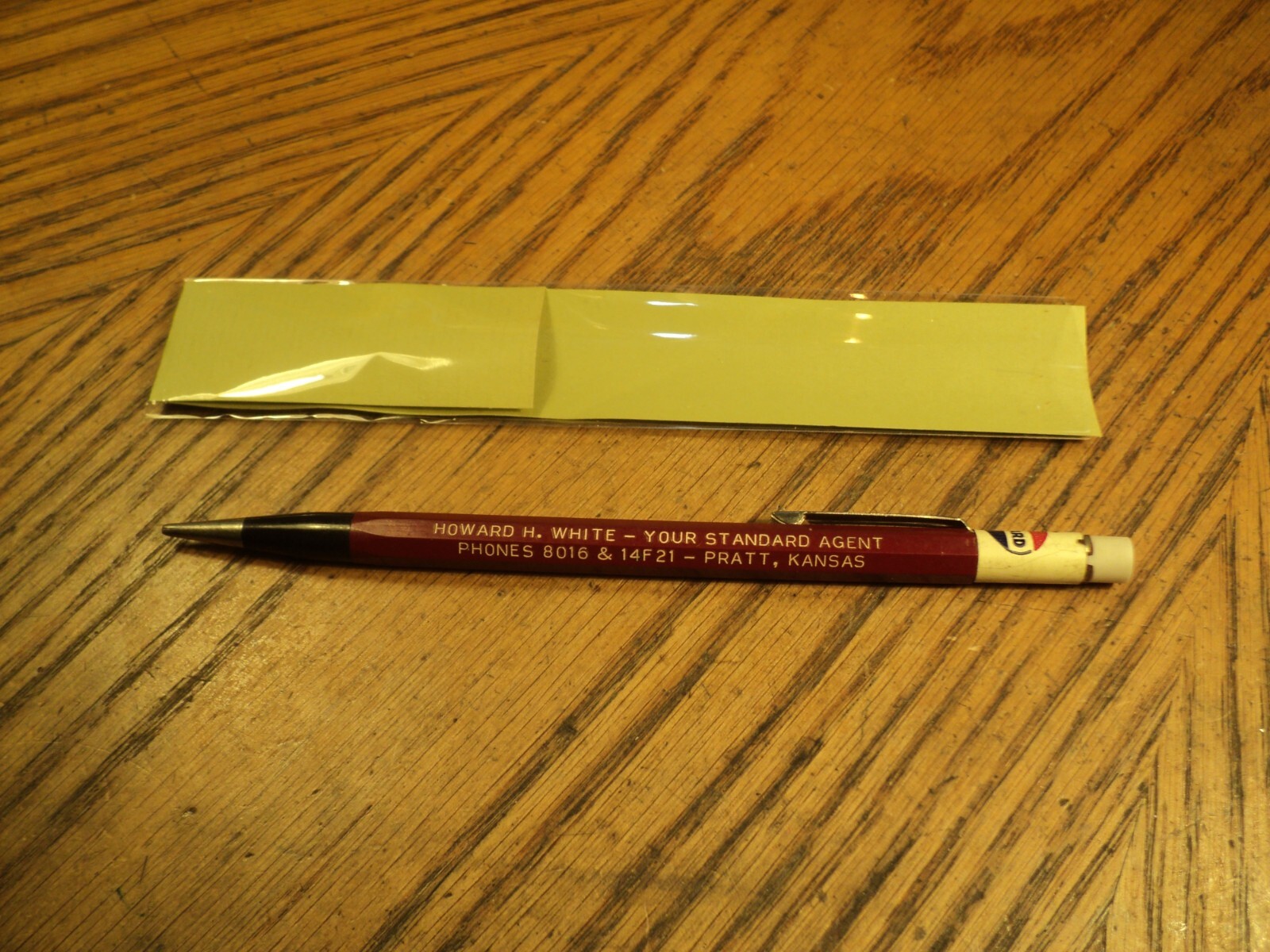 Vintage Autopoint Mechanical Pencil Standard Oil Pratt Kansas 5-5/8″ Long USA