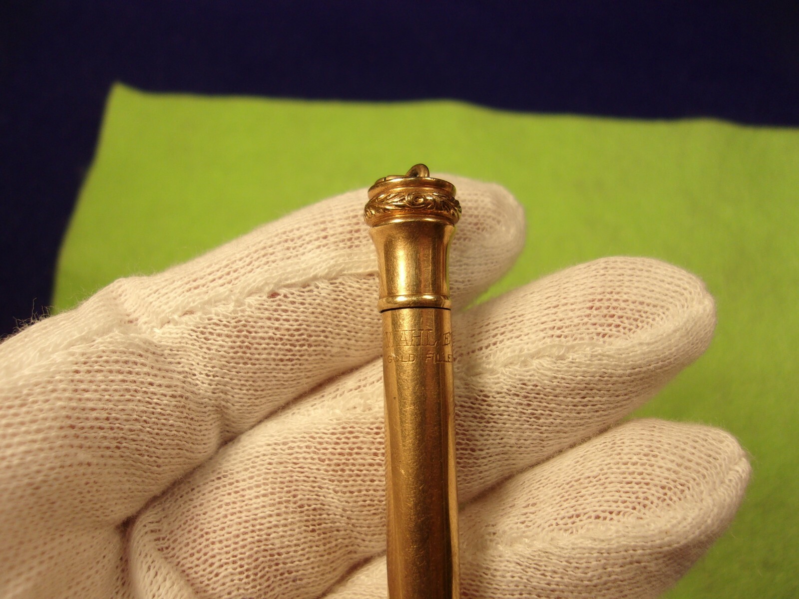 VERY NICE OLDER VTG ANTIQUE ROSE GOLD FILLED 4″ MECHANICAL PENCIL WAHL EVERSHARP