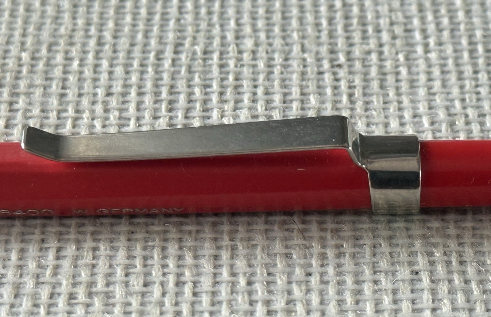 Vintage A.W Faber Castell Sure-Grip 6400 Pencil Red (Rare) Mechanical W GERMANY